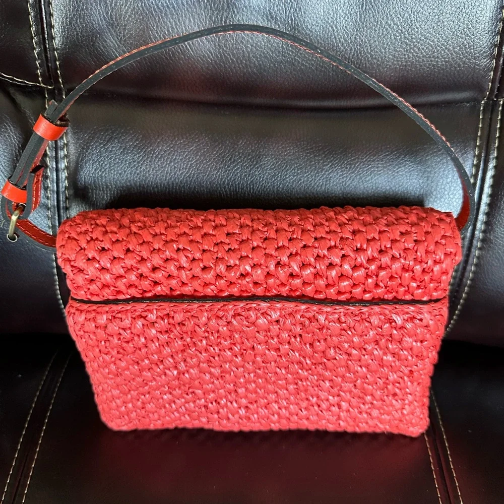 Patricia Nash leather Woven Handbag